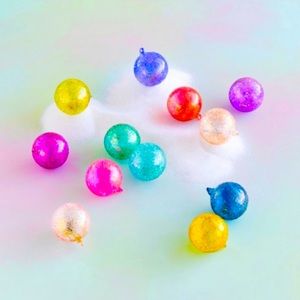 COPY - Rainbow Sparkle Ball Ornament by Glitterville (Set of 12)